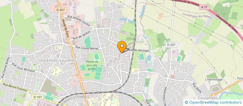 localisation de l'entreprise MADAME MARIE CHRISTINE DIVORNE  COULANGES-LES-NEVERS