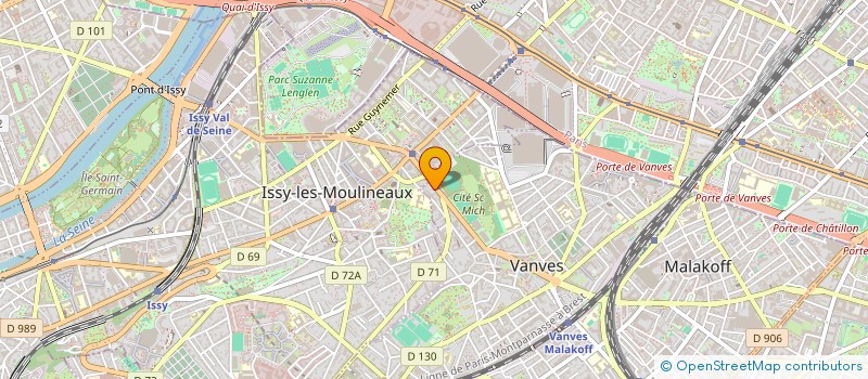 localisation de l'entreprise MADAME MARIE-CHRISTINE DOUVIER  VANVES