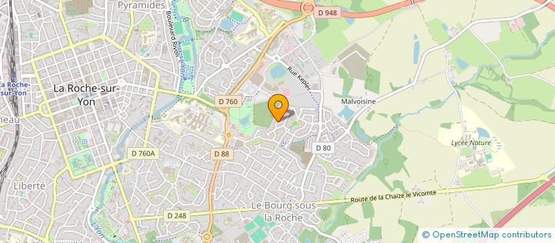 localisation de l'entreprise MADAME MARIE CHRISTINE DUBOIS à LA ROCHE-SUR-YON