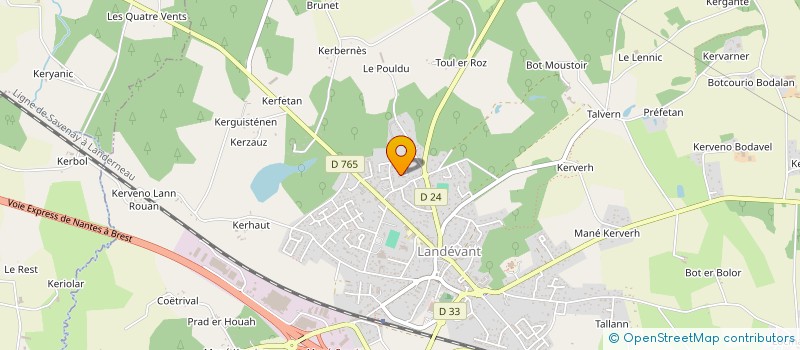 localisation de l'entreprise MADAME MARIE-CHRISTINE DUCOUTUMANY  LANDEVANT