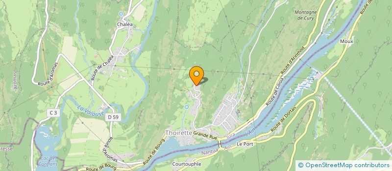 localisation de l'entreprise MADAME MARIE CHRISTINE DUCRETTET  THOIRETTE-COISIA