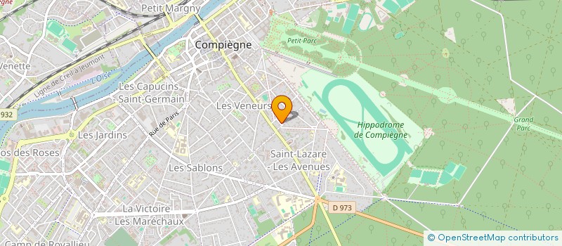 localisation de l'entreprise MADAME MARIE-CHRISTINE DUFOUR  COMPIEGNE