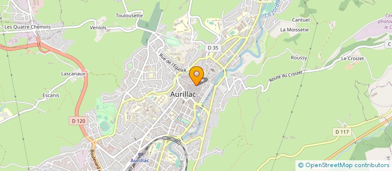 localisation de l'entreprise MADAME MARIE-CHRISTINE DUPRE à AURILLAC