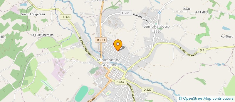 localisation de l'entreprise MADAME MARIE CHRISTINE DUPUY  SAINT-PARDOUX-ISAAC