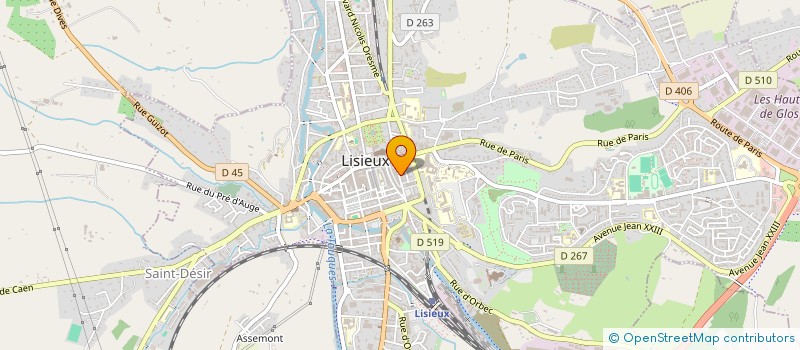 localisation de l'entreprise MADAME MARIE-CHRISTINE DUVAL  LISIEUX