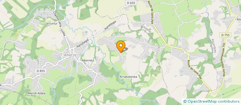 localisation de l'entreprise MADAME MARIE-CHRISTINE ELISSALDE  AHETZE