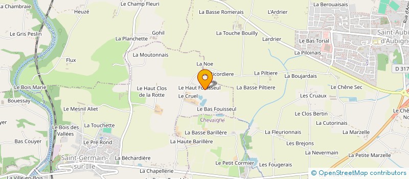 localisation de l'entreprise MADAME MARIE-CHRISTINE EMAURE  SAINT-GERMAIN-SUR-ILLE