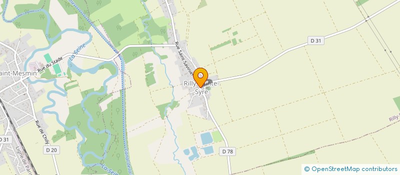 localisation de l'entreprise MADAME MARIE-CHRISTINE ETANCELIN  RILLY-SAINTE-SYRE