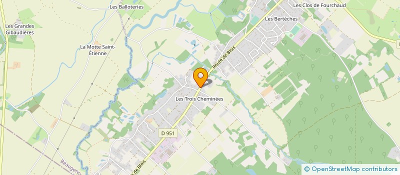 localisation de l'entreprise MADAME MARIE-CHRISTINE FERRY  LAILLY-EN-VAL