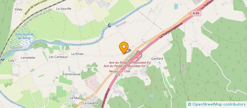 localisation de l'entreprise MADAME MARIE-CHRISTINE FLAMAND  SOURZAC