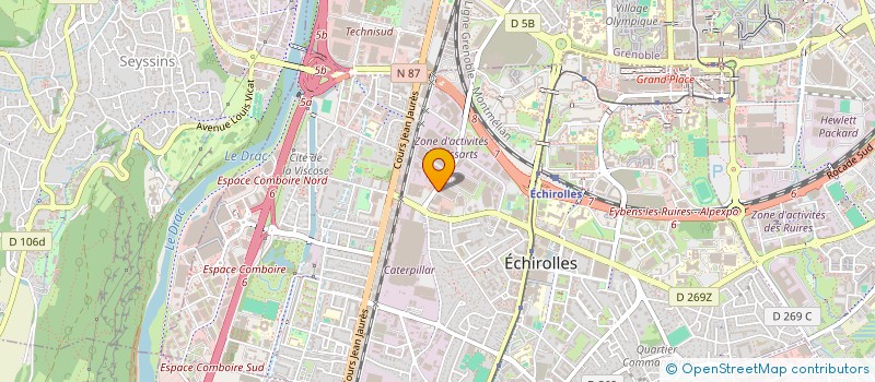 localisation de l'entreprise MADAME MARIE-CHRISTINE FLANDIN  ECHIROLLES