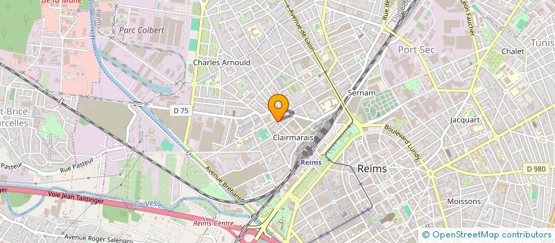 localisation de l'entreprise MADAME MARIE-CHRISTINE FLEURY  REIMS