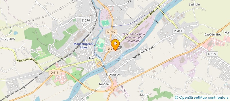 localisation de l'entreprise MADAME MARIE CHRISTINE FONMARTY  FUMEL