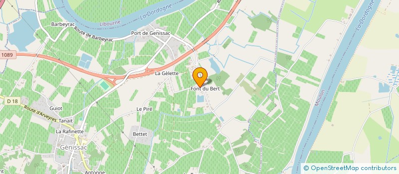 localisation de l'entreprise MADAME MARIE-CHRISTINE FRADET à GENISSAC