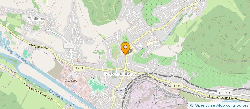 localisation de l'entreprise MADAME MARIE-CHRISTINE GARZANDAT  NEUVES-MAISONS