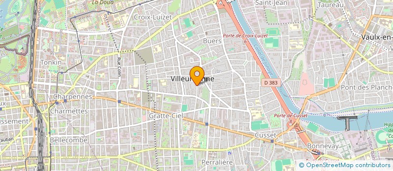 localisation de l'entreprise MADAME MARIE-CHRISTINE GAUD à VILLEURBANNE