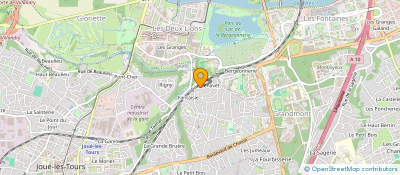 localisation de l'entreprise MADAME MARIE-CHRISTINE GENETY  JOUE-LES-TOURS