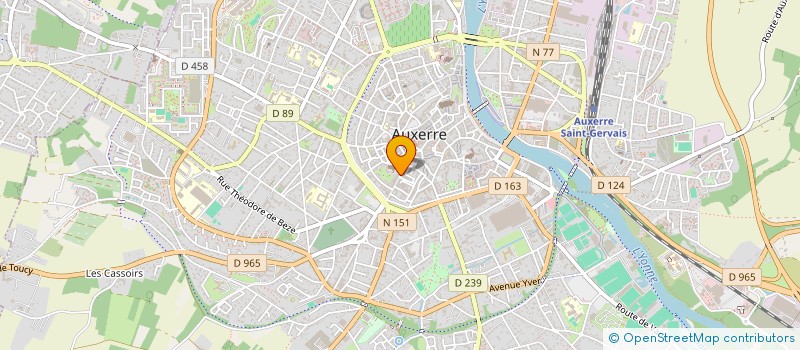 localisation de l'entreprise MADAME MARIE-CHRISTINE GEOFFROY à AUXERRE