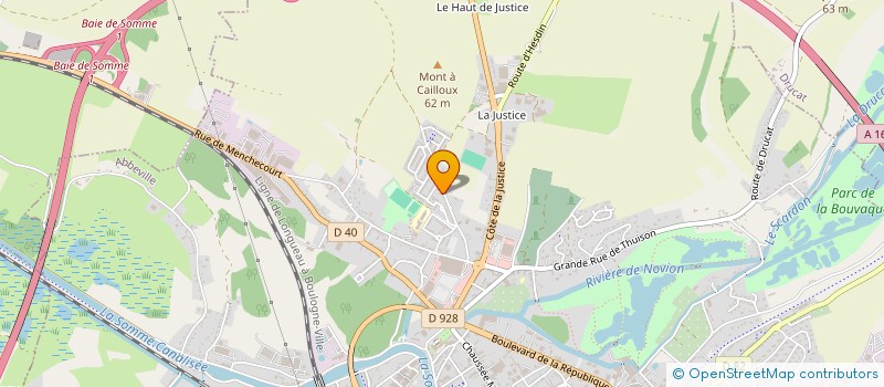 localisation de l'entreprise MADAME MARIE CHRISTINE GERVOIS à ABBEVILLE