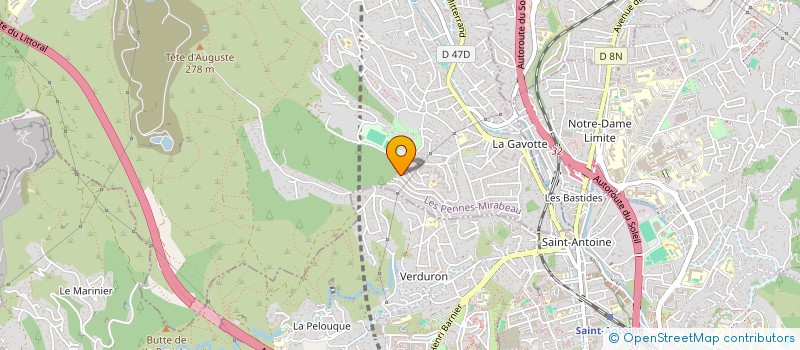 localisation de l'entreprise MADAME MARIE-CHRISTINE GIACONA à LES PENNES-MIRABEAU