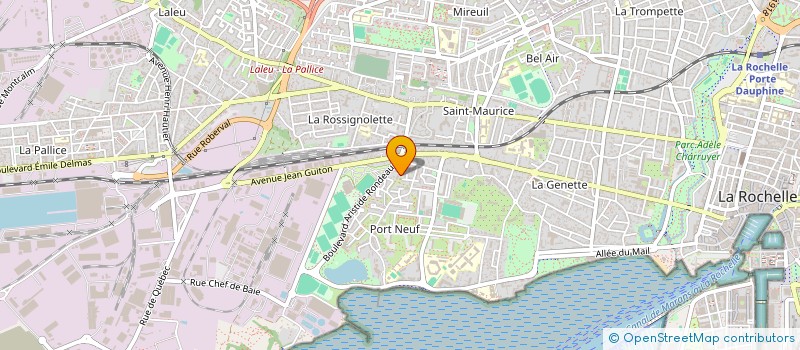 localisation de l'entreprise MADAME MARIE-CHRISTINE GIRARD  LA ROCHELLE