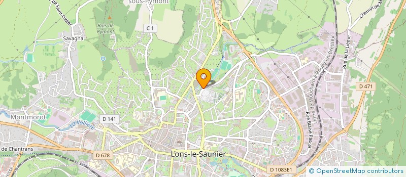 localisation de l'entreprise MADAME MARIE CHRISTINE GIRARDOT à LONS-LE-SAUNIER