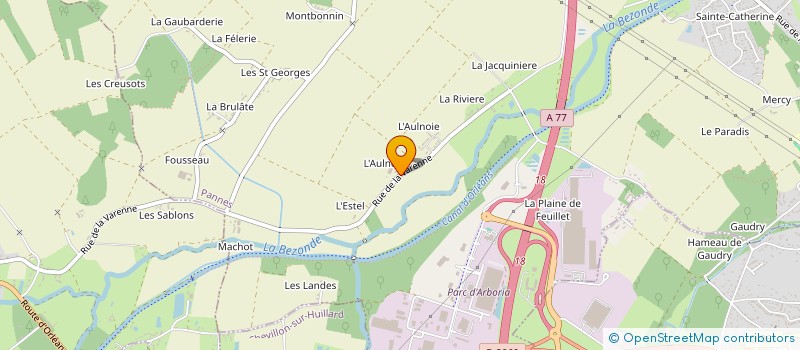 localisation de l'entreprise MADAME MARIE-CHRISTINE GIRODOLLE  SAINT-MAURICE-SUR-FESSARD