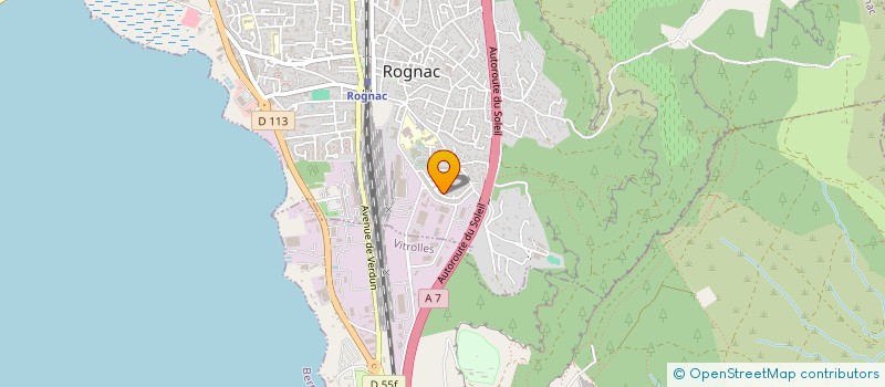 localisation de l'entreprise MADAME MARIE-CHRISTINE GODET  ROGNAC