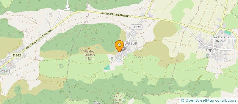 localisation de l'entreprise MADAME MARIE-CHRISTINE GOMEZ  ROQUEFEUIL