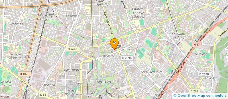 localisation de l'entreprise MADAME MARIE CHRISTINE GONZALEZ à GRENOBLE