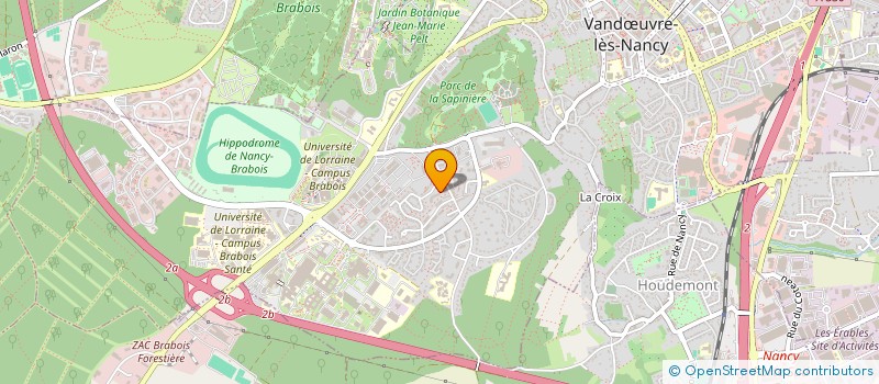 localisation de l'entreprise MADAME MARIE-CHRISTINE GOURRINAT  VANDUVRE-LES-NANCY