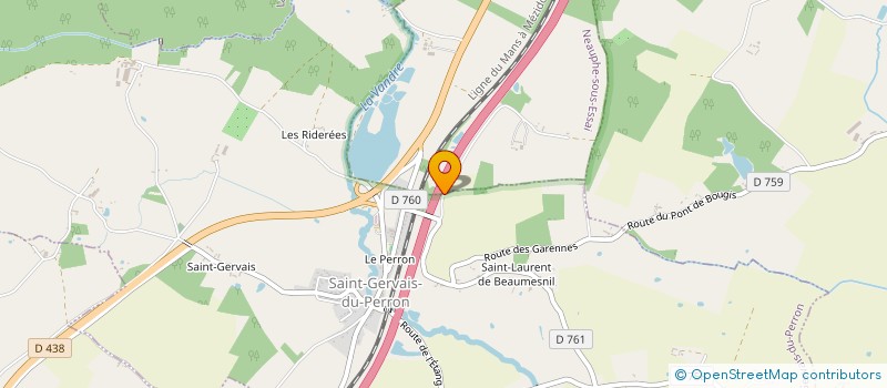 localisation de l'entreprise MADAME MARIE-CHRISTINE GRAS  NEAUPHE-SOUS-ESSAI