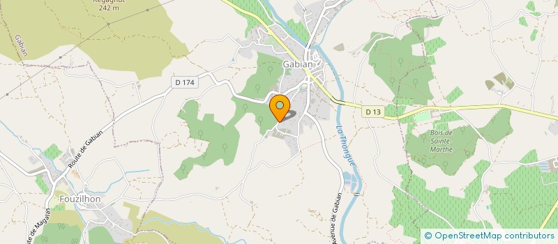 localisation de l'entreprise MADAME MARIE CHRISTINE GRASSET  GABIAN