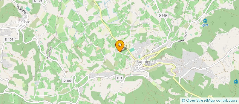 localisation de l'entreprise MADAME MARIE-CHRISTINE GROS à BONNIEUX