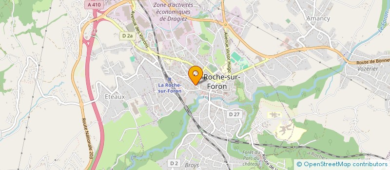 localisation de l'entreprise MADAME MARIE-CHRISTINE HAMARD  LA ROCHE-SUR-FORON