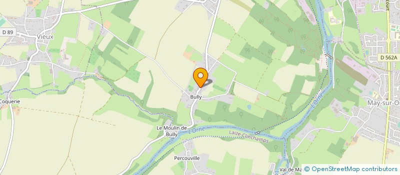 localisation de l'entreprise MADAME MARIE-CHRISTINE HAMEL  FEUGUEROLLES-BULLY