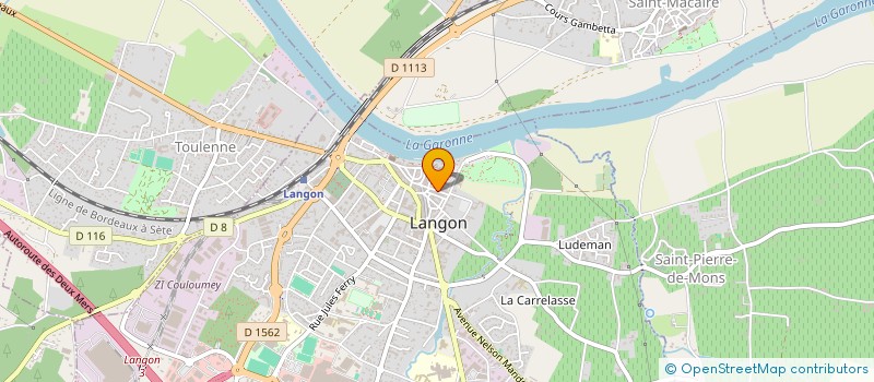 localisation de l'entreprise MADAME MARIE CHRISTINE HARRIBEY à LANGON