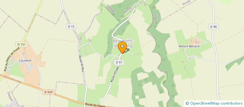 localisation de l'entreprise MADAME MARIE CHRISTINE HAUTECOEUR  BEAUMONT-LE-HARENG