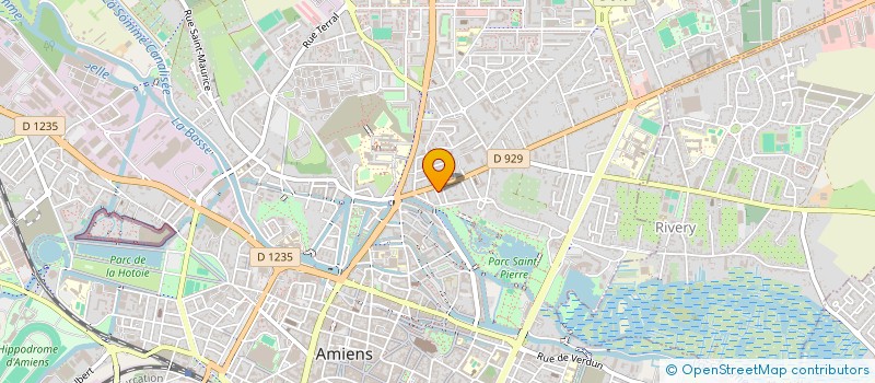 localisation de l'entreprise MADAME MARIE CHRISTINE HOLLEVILLE  AMIENS