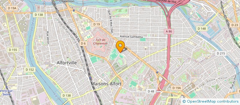 localisation de l'entreprise MADAME MARIE-CHRISTINE HOLLEY  MAISONS-ALFORT