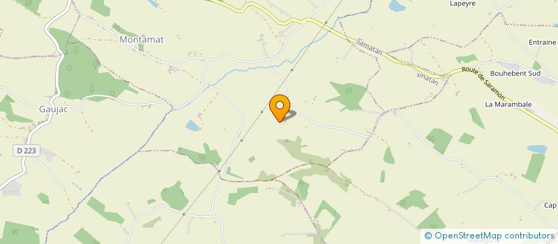 localisation de l'entreprise MADAME MARIE-CHRISTINE IDRAC  LOMBEZ