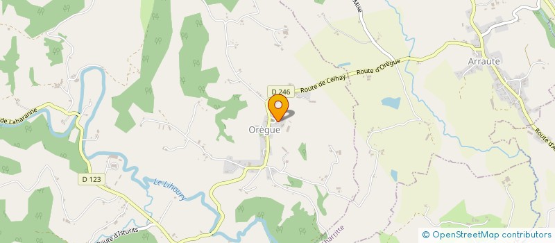 localisation de l'entreprise MADAME MARIE-CHRISTINE JEAN  OREGUE