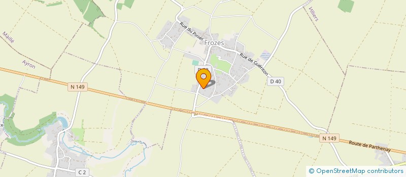 localisation de l'entreprise MADAME MARIE CHRISTINE JEANNE  FROZES