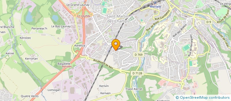 localisation de l'entreprise MADAME MARIE CHRISTINE JESTIN  SAINT-MARTIN-DES-CHAMPS