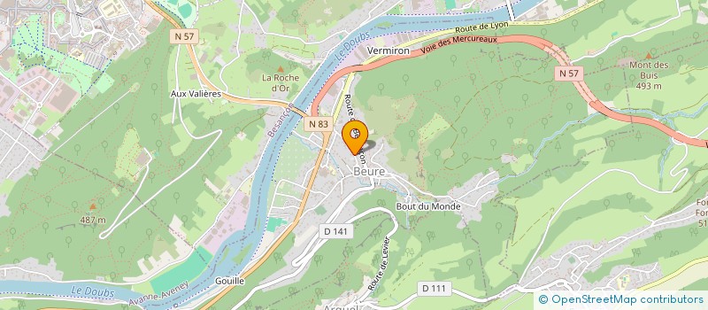 localisation de l'entreprise MADAME MARIE-CHRISTINE JOUFFROY  BEURE