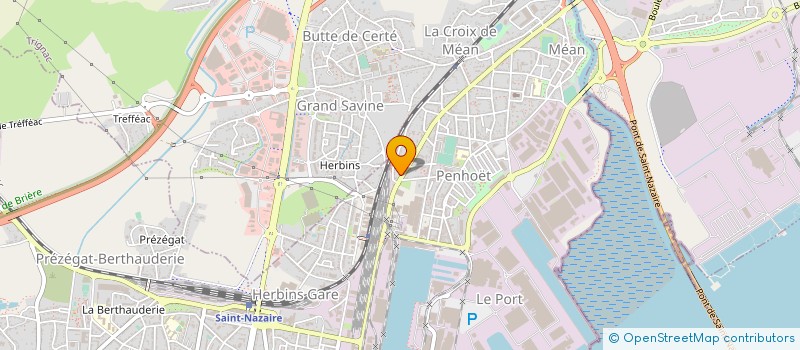 localisation de l'entreprise MADAME MARIE-CHRISTINE JOZROLAND  SAINT-NAZAIRE