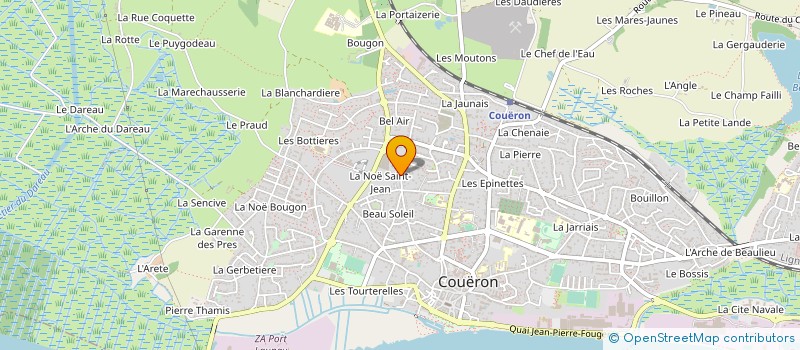 localisation de l'entreprise MADAME MARIE-CHRISTINE KENNIS à COUERON