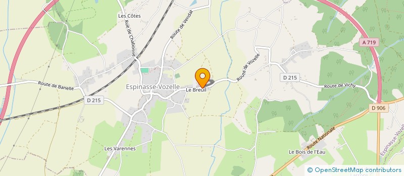 localisation de l'entreprise MADAME MARIE-CHRISTINE KILLING à ESPINASSE-VOZELLE