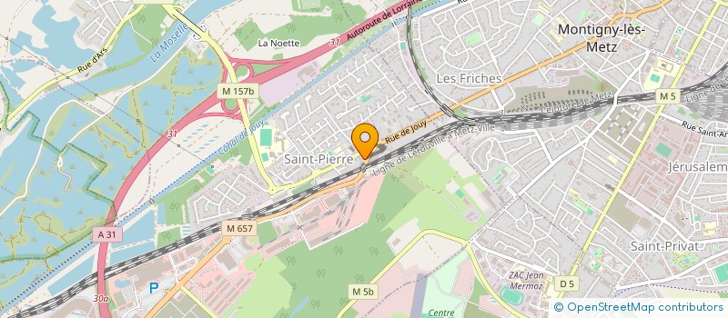 localisation de l'entreprise MADAME MARIE-CHRISTINE KRON  MOULINS-LES-METZ