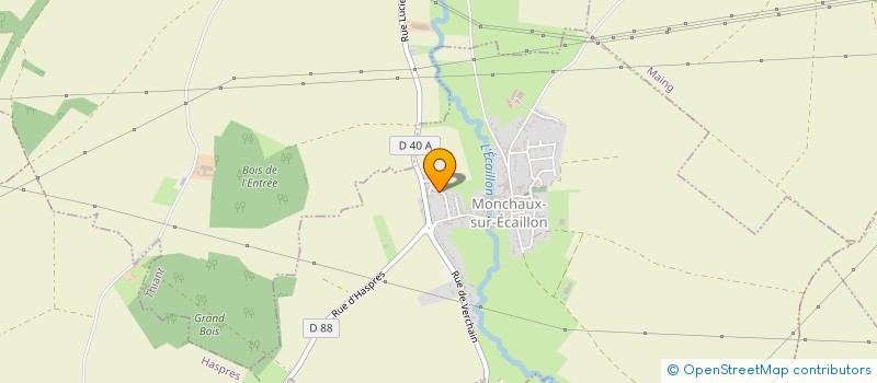 localisation de l'entreprise MADAME MARIE-CHRISTINE KUK  MONCHAUX-SUR-ECAILLON